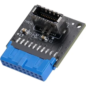 USB 3.0 Front 19PIN to 3.1 Type-C Front Panel Header Type-E Adapter 20 to 19 Pin Expansion Card
