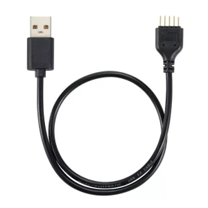 Motherboard USB 2.0 9-PIN to USB A Header Cable