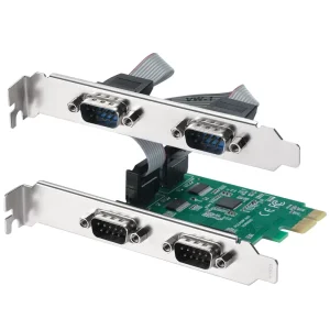 PCIe Expansion Card - 1X Serial COM interfaces - COM Port RS232 Interface - Adapter Converter Card