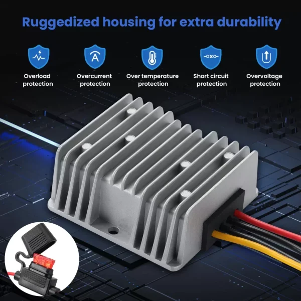 DC/DC 9-32 to 12V 10A 120W MAX Converter DC 12V/24V to 12V 10A Voltage Stabilizer