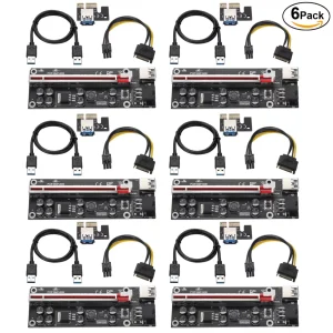 PCI-E 1X to 16X V009S-PLUS Riser Card - Graphics Extension Powered Riser Adapter Card