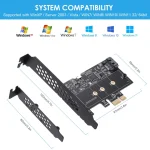 PCI-E PCI Express to 1 SATA 3.0 to 1 Port M.2 NGFF SATA Adapter Card
