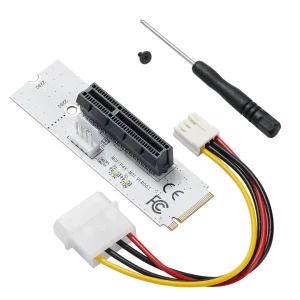 2 Pack PCI-E 4X to M.2 NGFF Adapter Card M.2 Key M Transfer Card