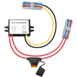 AC/DC 15-40V to DC 12V 3A Step Down Converter, DC-DC 24V/36V AC 24V/36V to DC 12V Buck Voltage Converter