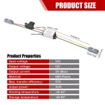 DC 24V to 12V Converter 3A 36W Step Down Converter Voltage Regulator IP68 Waterproof