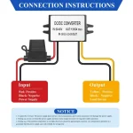 DC to DC Converter 17-60V to 12V 5A 60W Voltage Converter