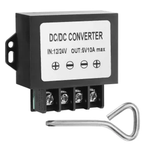 MZHOU DC 12v 24V to 5v Step Down Converter, 8-35V Step Down to 5V 10A 50W DC Power Voltage Regulator Converter,DC to DC Variable Power Supply, for Trucks, Car, Motors, Bus,Electronic Systems,DIY etc.