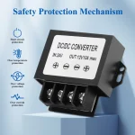 DC 24V to 12V Step Down Converter,DC 15V-35V to 12V 10A max 120W Power Voltage Buck Converter