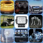 DC 24V to 12V Step Down Converter,DC 15V-35V to 12V 10A max 120W Power Voltage Buck Converter