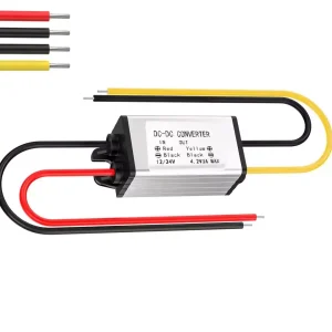 Voltage Converter DC 12V/24V to DC 4.2V 3A Power Converter DC 8-30V to 4.2V 3A 12.6W MAX Buck Converter