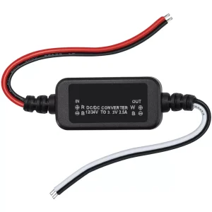 DC 12V/24V to 3.3V Voltage Converter DC 8-30V to 3.3V 2.5A/3A 9.9W MAX Step-Down Converter