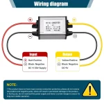 Voltage Converter DC 12V/24V to DC 9V 3A Power Converter DC 11-30V to 9V 3A 27W MAX Buck Converter