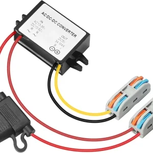 Waterproof AC12V-24V to DC 5V 3A 15W MAX,AC/DC Converter, DC Voltage Rformegulators