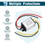 Voltage Converter DC 12V/24V to DC 9V 3A Power Converter DC 11-30V to 9V 3A 27W MAX Buck Converter