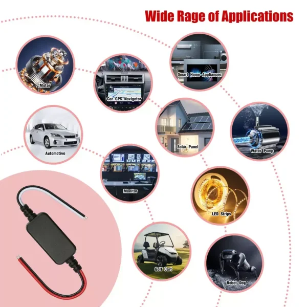 DC 12V/24V to 6V DC 8-30V to 6V 2.5A/3A 18W Max Step-Down Converter