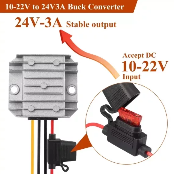 DC 12V to 24V 3A MAX Boost Converter